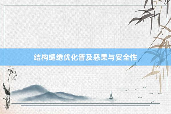 结构缱绻优化普及恶果与安全性